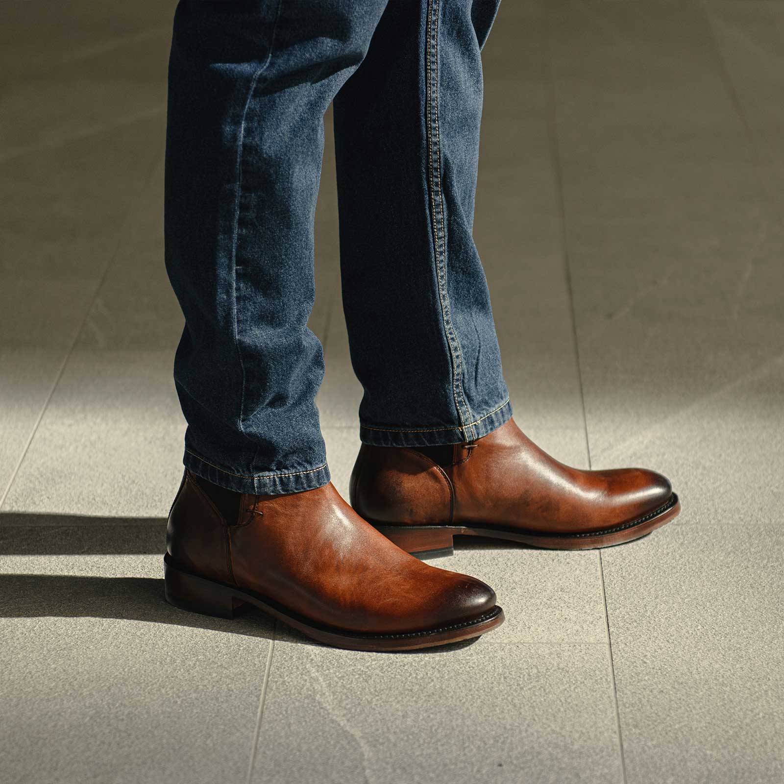 Botas Chelsea Hombre Frederick Miel Jaca Botas Chelsea Hombre Frederick Miel Jaca