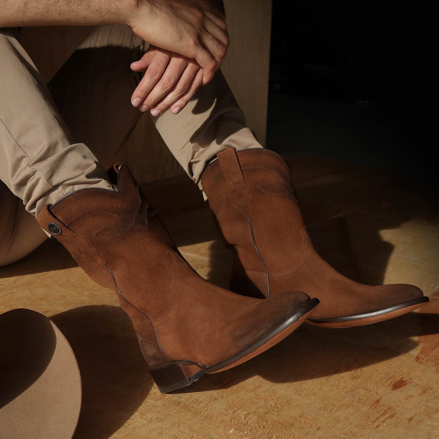 Renan Gamuza - Botas Roper para Hombre